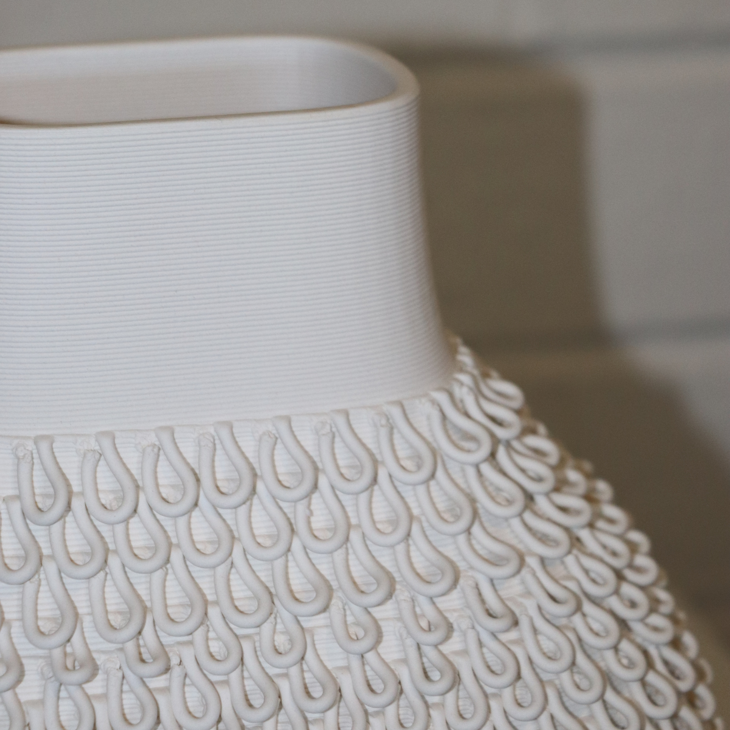 Bisque Loop Vase