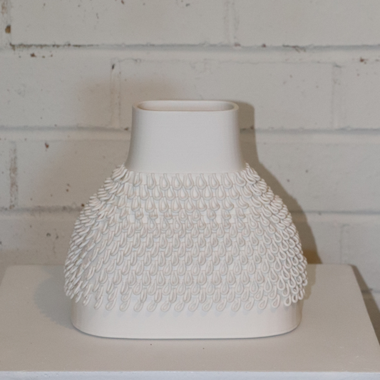 Bisque Loop Vase